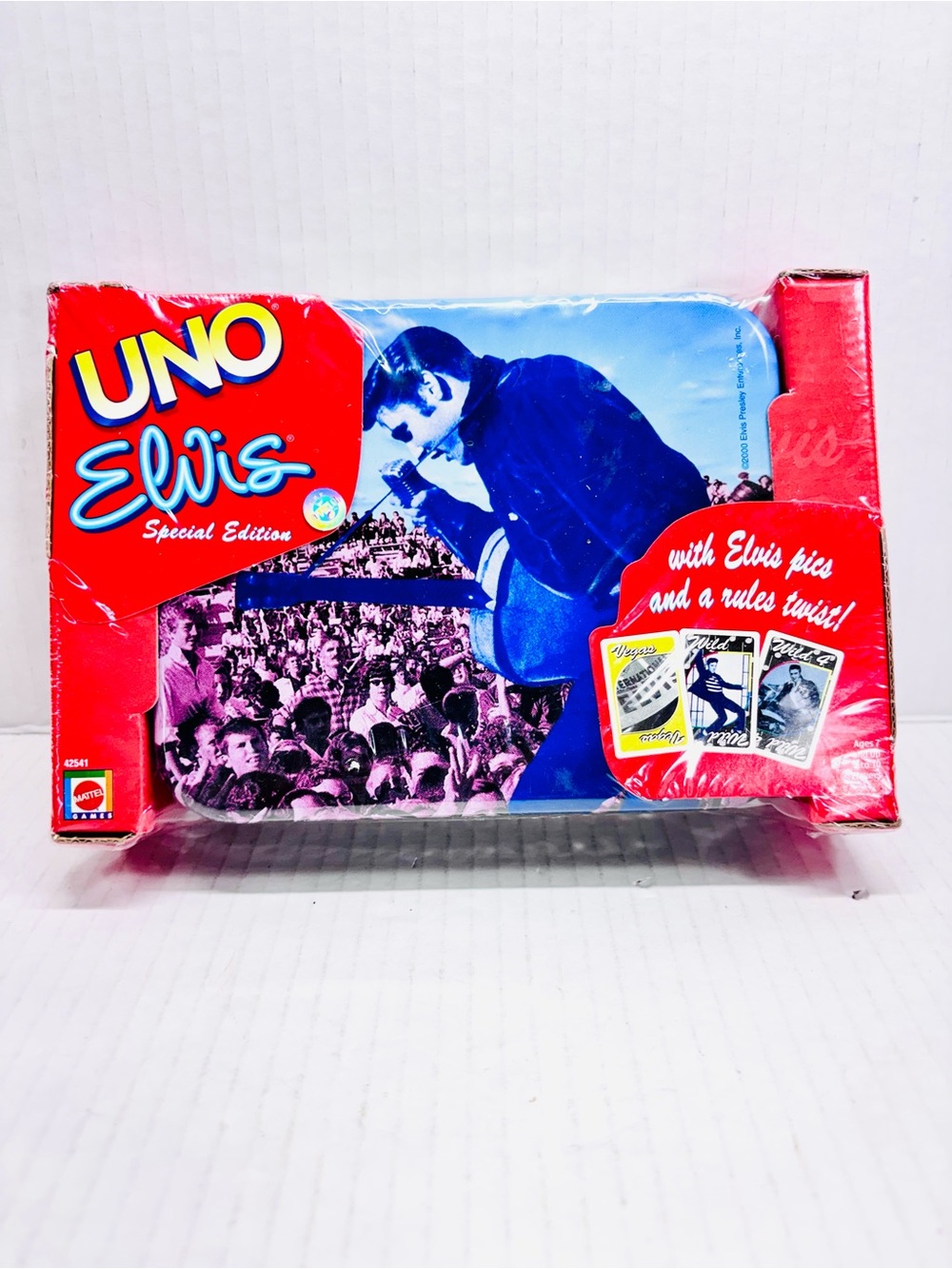 Brand New Mattel Uno Elvis Special Edition Game Collector Tin Box Factory Sealed